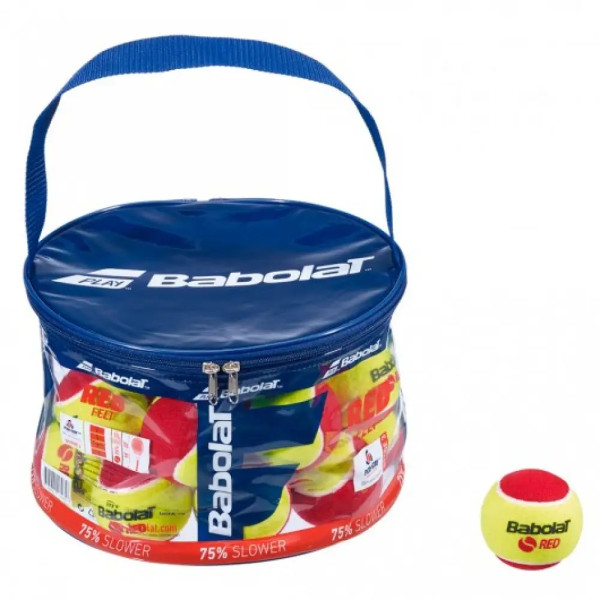 Теннисные мячи Babolat Red Felt -75% 1 уп 24 мяча Теннисные мячи Babolat Red Felt -75% 1 уп 24 мяча
