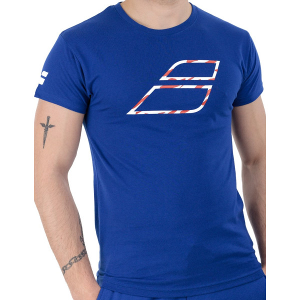 Футболка тенісна M Babolat EXERCISE BIG FLAG TEE MEN Футболка тенісна M Babolat EXERCISE BIG FLAG TEE MEN