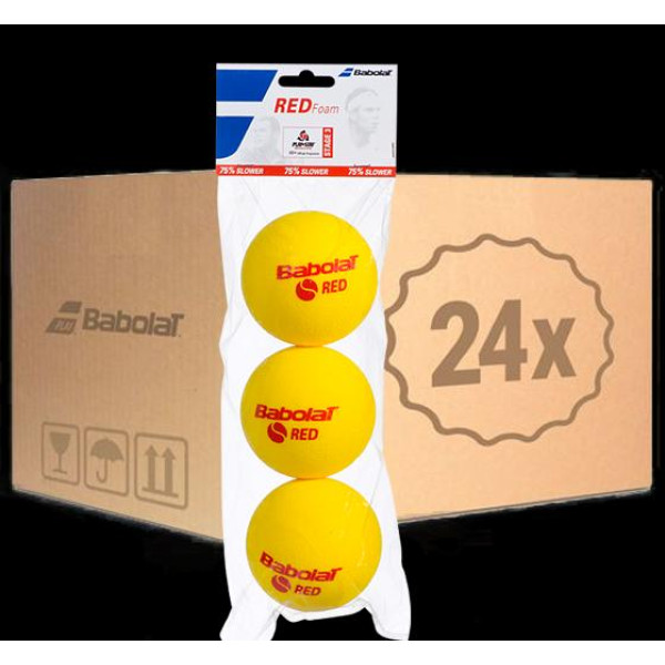 Тенісні м'ячі Babolat Red Foam 72 м'ячі Тенісні м'ячі Babolat Red Foam 72 м'ячі