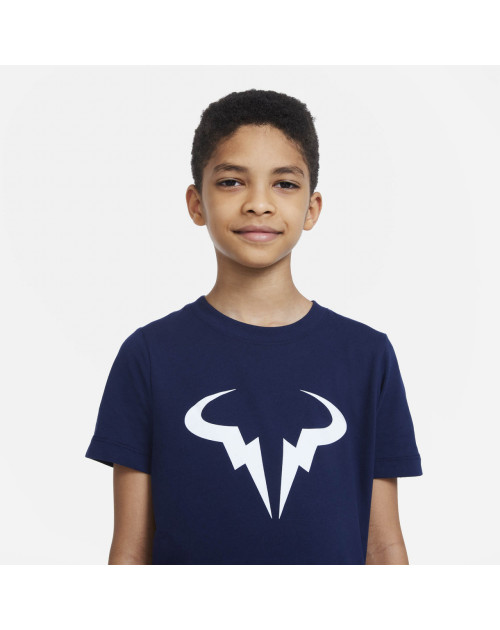 Теннисная футболка NIKE B YTH NKCT DF TEE RAFA SSNL