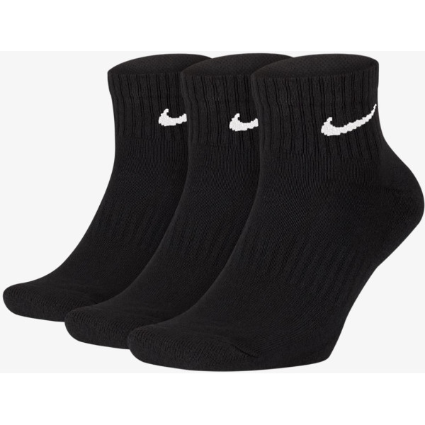 Шкарпетки NIKE 3PR Everyday CUSH QTR BK Шкарпетки NIKE 3PR Everyday CUSH QTR BK