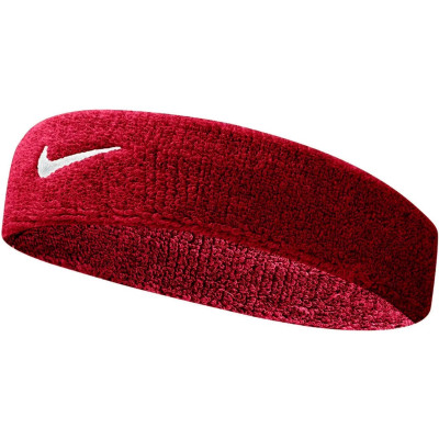 Пов'язка NIKE SWOOSH HEADBAND VARSITY RED/WHITE Пов'язка NIKE SWOOSH HEADBAND VARSITY RED/WHITE