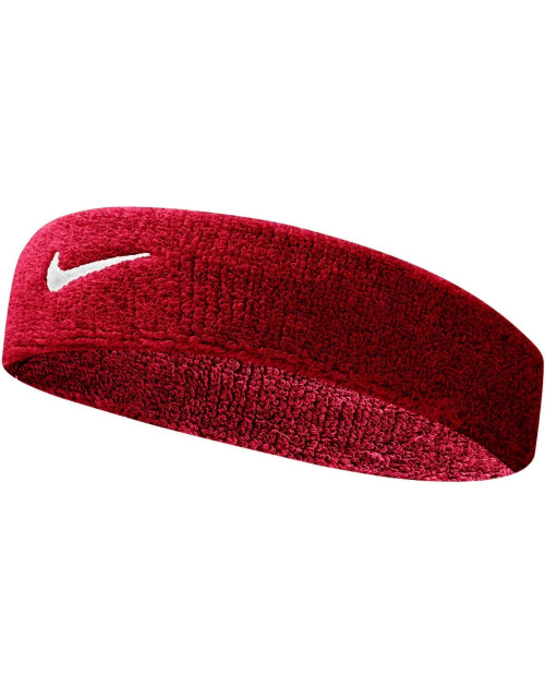 Повязка на голову (налобник) NIKE SWOOSH HEADBAND VARSITY RED/WHITE