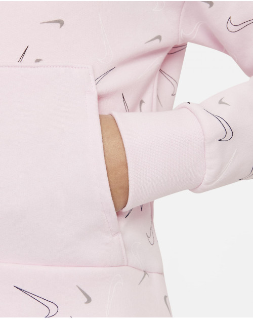Теннисная толстовка NIKE G NSW FLC AOP HOODIE