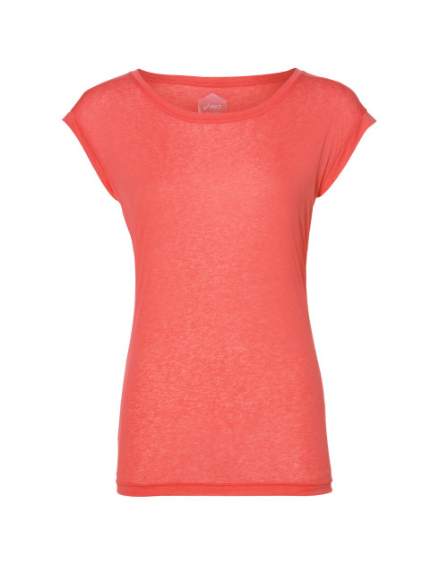 Теннисная футболка ASICS LAYERING SS TOP CORAL