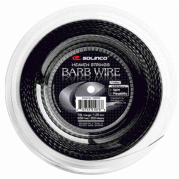 Тенісні струни Solinco BARB WIRE 1,25 (бобіна 200м) Тенісні струни Solinco BARB WIRE 1,25 (бобіна 200м)