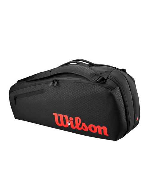 Тенісний чохол WILSON CLASH V3 6PK RACQUET BAG BLACK/Infrared