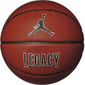 Баскетбольный мяч JORDAN LEGACY 2.0 8P DEFLATED AMBER/BLACK/METALLIC SILVER/BLACK 07