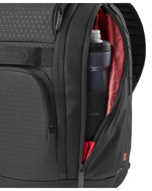 Тенісний рюкзак WILSON CLASH V3 BACKPACK BLACK/Infrared