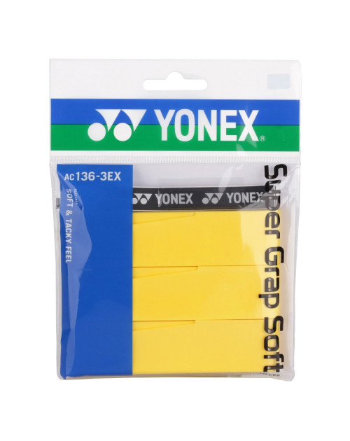 Намотка Yonex AC136EX Super Grap Soft (3 pcs) (Yellow)