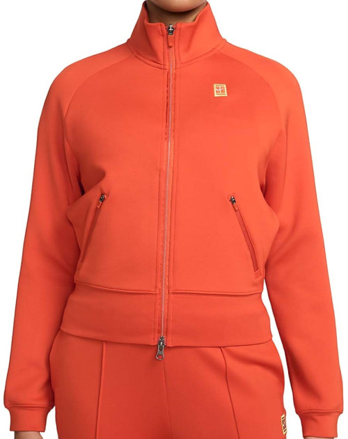 Теннисная толстовка Nike W NKCT DF HERITAGE JKT FZ