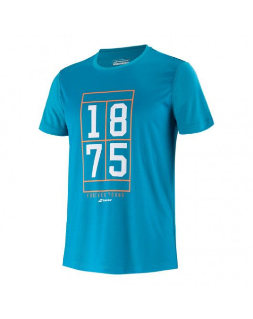 Теннисная футболка BABOLAT EXERCISE GRAPHIC TEE MEN