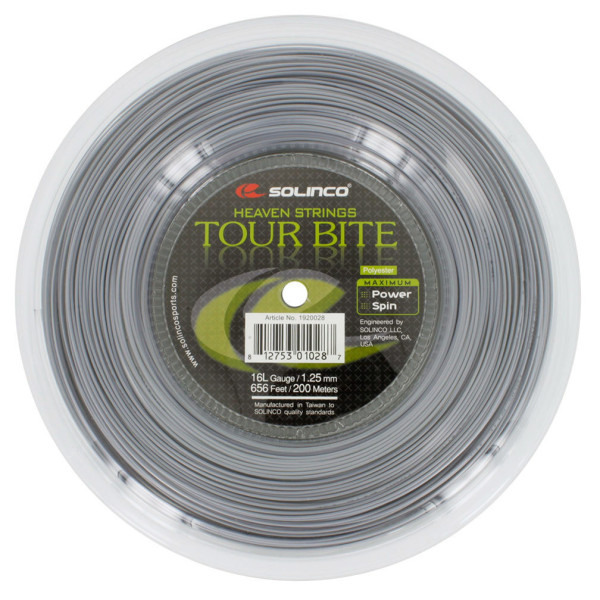 Тенісні струни Solinco Tour Bite 1,25 (бобіна 200м) Тенісні струни Solinco Tour Bite 1,25 (бобіна 200м)
