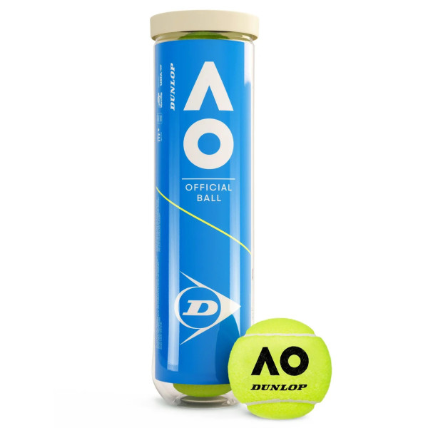 Теннисные мячи Dunlop AUSTRALIAN OPEN*4 NEW 1 банка Теннисные мячи Dunlop AUSTRALIAN OPEN*4 NEW 1 банка