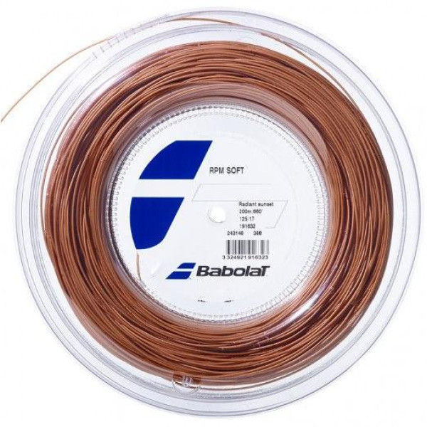 Тенісні струни Babolat Rpm Soft (бобіна 200м) Тенісні струни Babolat Rpm Soft (бобіна 200м)