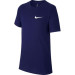 Теннисная футболка NIKE B NSW TEE EMB SWOOSH BL