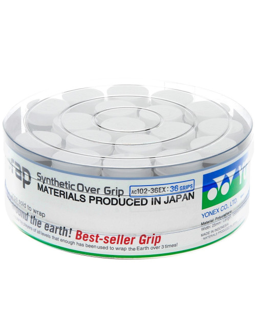 Намотки Yonex AC102-36 Super Grap (36 шт.) (White)