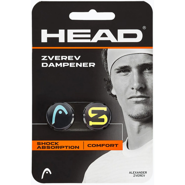 Віброгасник HEAD Zverev Dampener 2 pcs Pack blyw Віброгасник HEAD Zverev Dampener 2 pcs Pack blyw