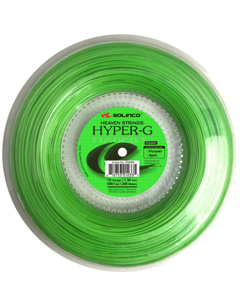 Теннисная струна Solinco Hyper G 1.3 (бобина 200м)