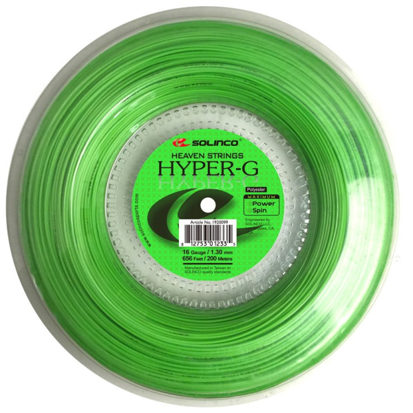 Тенісна струна Solinco Hyper G 1.3 (бобіна 200м) Тенісна струна Solinco Hyper G 1.3 (бобіна 200м)