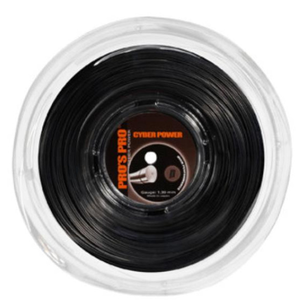 Тенісні струни Pro's Pro Cuber Power black (бобіна 200м) Тенісні струни Pro's Pro Cuber Power black (бобіна 200м)