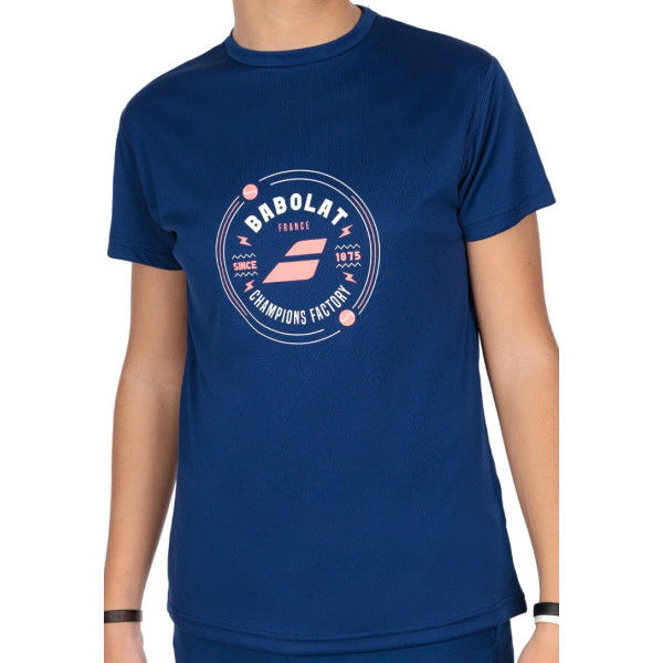 Теннисная футболка BABOLAT EXERCISE GRAPHIC TEE BOY Теннисная футболка BABOLAT EXERCISE GRAPHIC TEE BOY