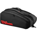 Тенісний чохол WILSON CLASH V3 15PK RACQUET BAG BLACK/Infrared