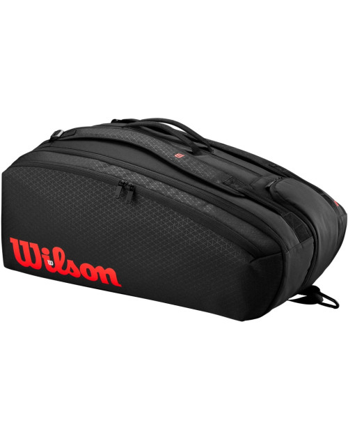 Тенісний чохол WILSON CLASH V3 15PK RACQUET BAG BLACK/Infrared