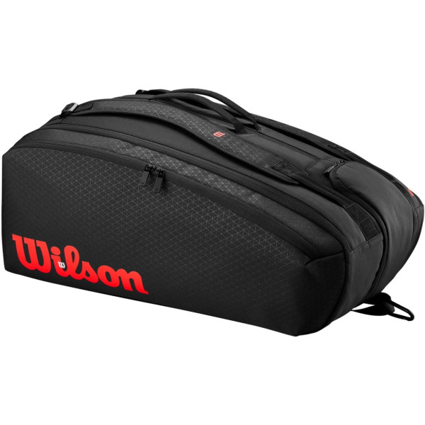 Теннисный чехол WILSON CLASH V3 15PK RACQUET BAG BLACK/Infrared