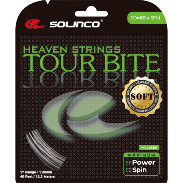 Тенісні струни Solinco Tour Bite Soft 12m 1,3 Тенісні струни Solinco Tour Bite Soft 12m 1,3
