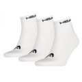 Носки теннисные HEAD 3P Unisex Quarter Socks 300 WH