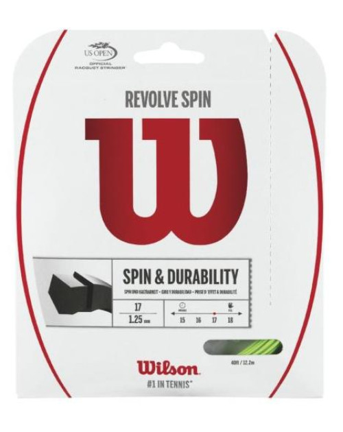 Тенісні струни WILSON REVOLVE SPIN 17GR