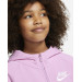 Теннисная толстовка NIKE G NSW PE FULL ZIP