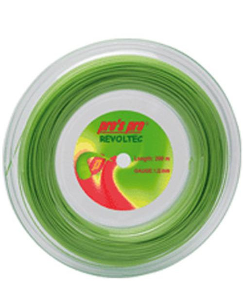 Теннисные струны Pro's Pro Revoltec 1.27green (бобина 200м)
