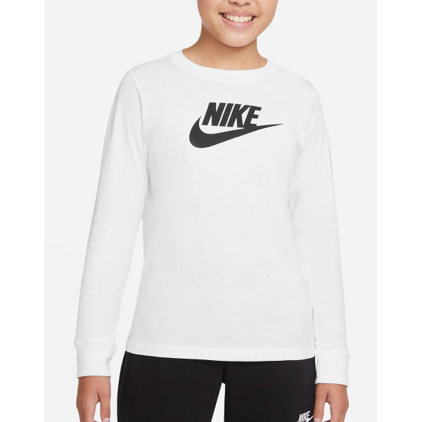 Теннисная толстовка NIKE G NSW LS TEE BASIC FUTURA Теннисная толстовка NIKE G NSW LS TEE BASIC FUTURA