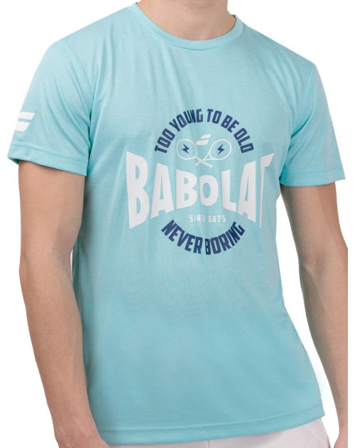 Теннисная футболка BABOLAT EXERCISE GRAPHIC TEE MEN