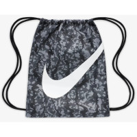 Рюкзак-мешок Nike Y NK DRAWSTRING - CAT AOP FA24 12L черный, серый Дит 35х46 см