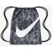 Рюкзак-мешок Nike Y NK DRAWSTRING - CAT AOP FA24 12L черный, серый Дит 35х46 см