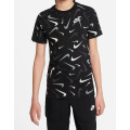 Тенісна футболка NIKE B NSW TEE SWOOSH AOP