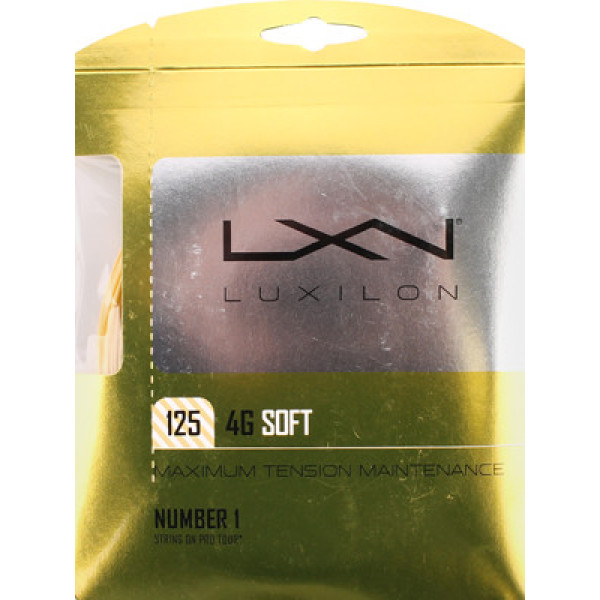 Тенісні струни Luxilon 4G SOFT 1,25mm 12,2M Тенісні струни Luxilon 4G SOFT 1,25mm 12,2M