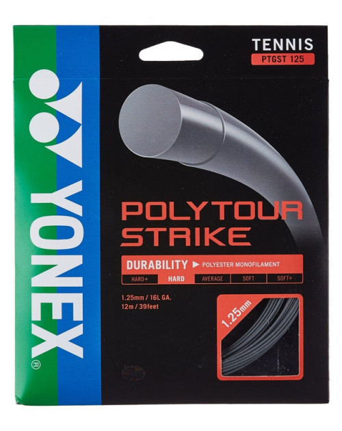 Теннисные струны YONEX POLY TOUR STRIKE 125 BLACK 12m