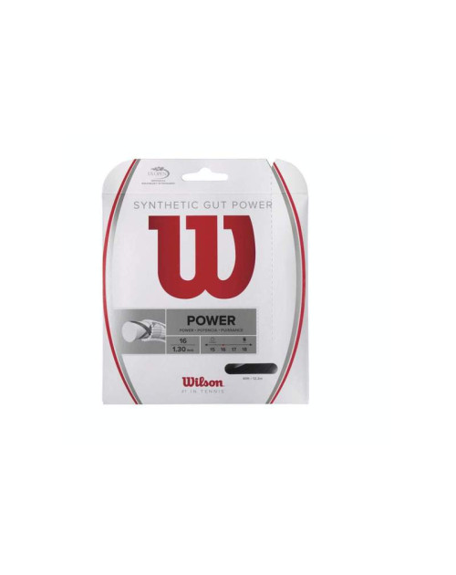 Теннисные струны WILSON SYNTETIC GUT POWER 16BK