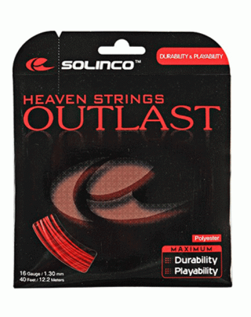 Теннисные струны Solinco Outlast 12m 1,25 red