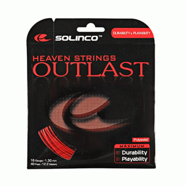 Тенісні струни Solinco Outlast 12m 1,25 red Тенісні струни Solinco Outlast 12m 1,25 red