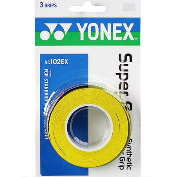 Намотки Yonex Super Grap*3 yellow Намотки Yonex Super Grap*3 yellow