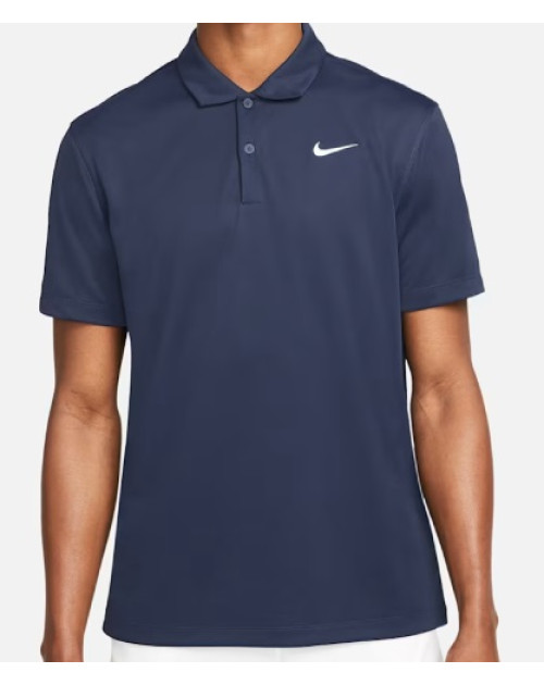 Теннисное поло M NIKE DF POLO SOLID bl