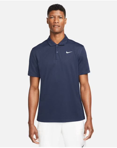 Теннисное поло M NIKE DF POLO SOLID bl