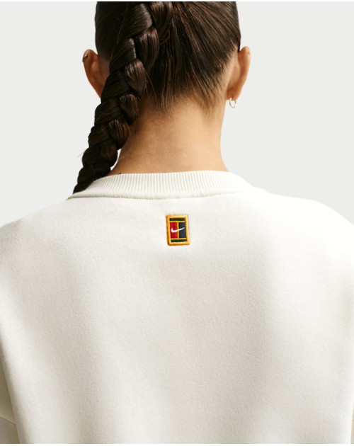 Теннисная толстовка W NIKE CRT CLTN FLC CREW 133