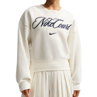 Теннисная толстовка W NIKE CRT CLTN FLC CREW 133