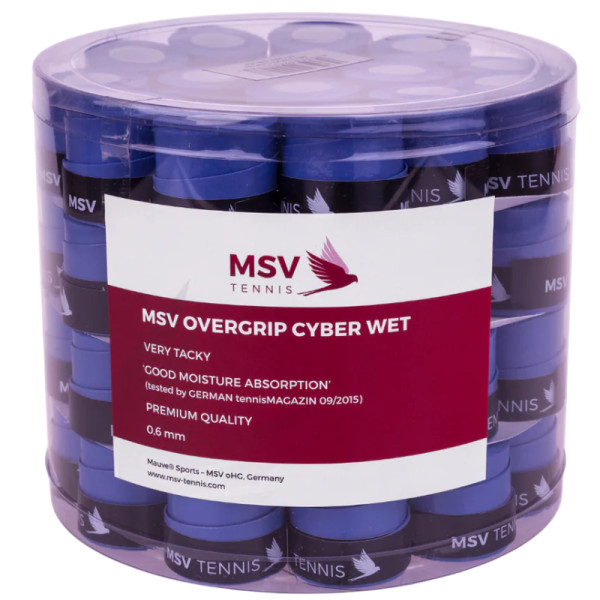 MSV намотка Overgrip Cyber Wet*60 blue 1 шт MSV намотка Overgrip Cyber Wet*60 blue 1 шт